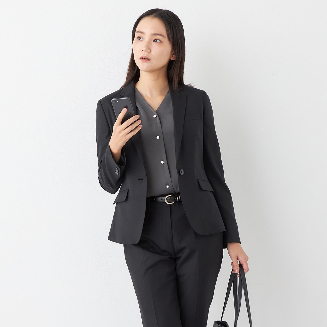 ORIHICA LUXE 1つボタンノッチジャケット 無地 Super120's|O42_9251652