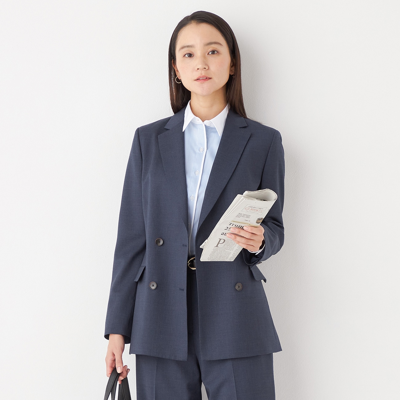 オリヒカ ダブル スーツ-suit セットアップ-set-up reda ネイビー LUXE