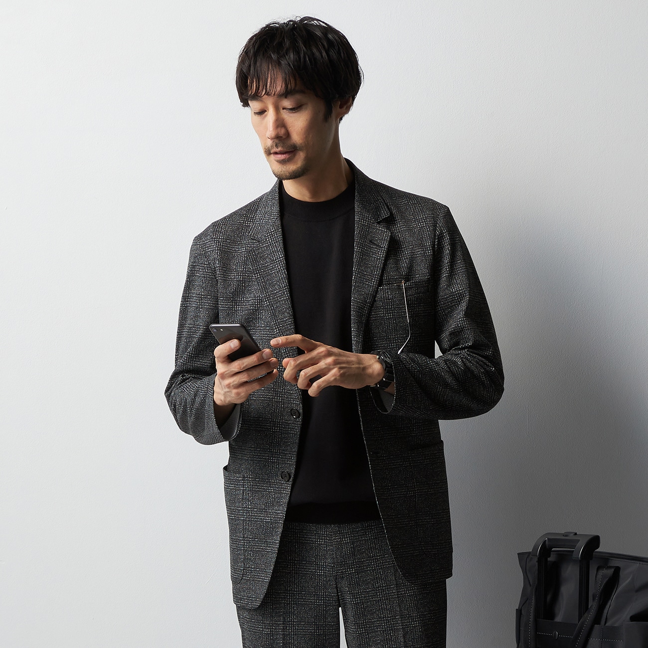 THE THIRD SUITS（SUPERCOOL） ジャケット 高通気 トリコット グレン