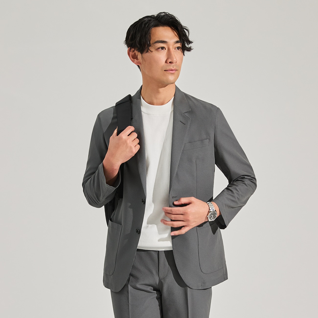 THE THIRD SUITS（SUPERCOOL） ジャケット 高通気 サッカー