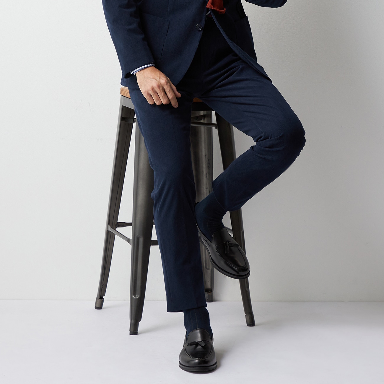 THE THIRD SUITS スラックス コーデュロイ 裾上げ済み|O47_4FM5R23S