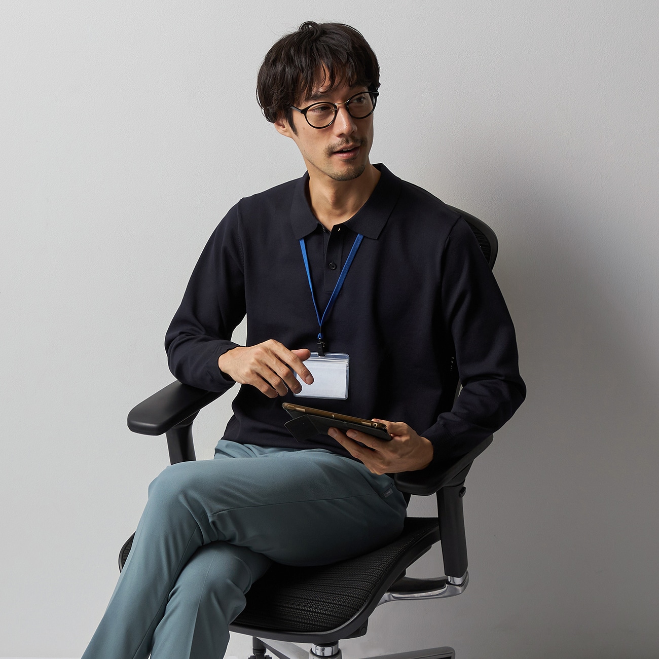 ビズニットテック（BIZ KNIT TECH） ハイゲージニットポロ BIZSPO