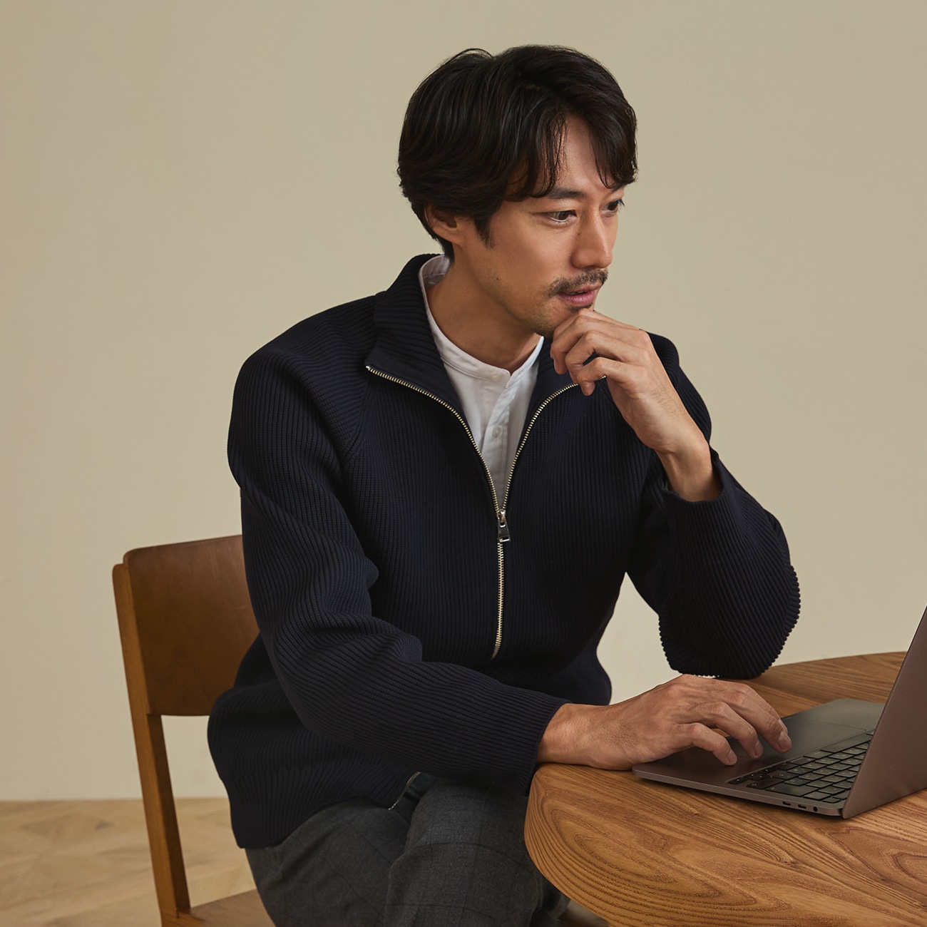 ビズニットテック（BIZ KNIT TECH） ドライバーズニット|O66_66WISM522
