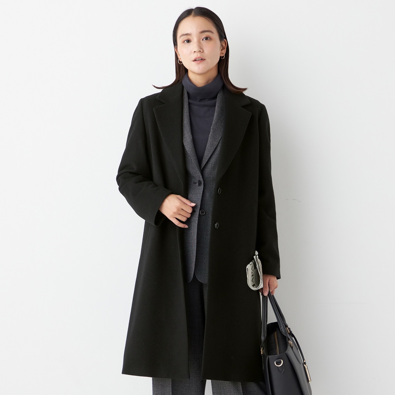 CITY TAILOREDコート ウール混チェスター|O70_9255C68 - ORIHICA 公式通販