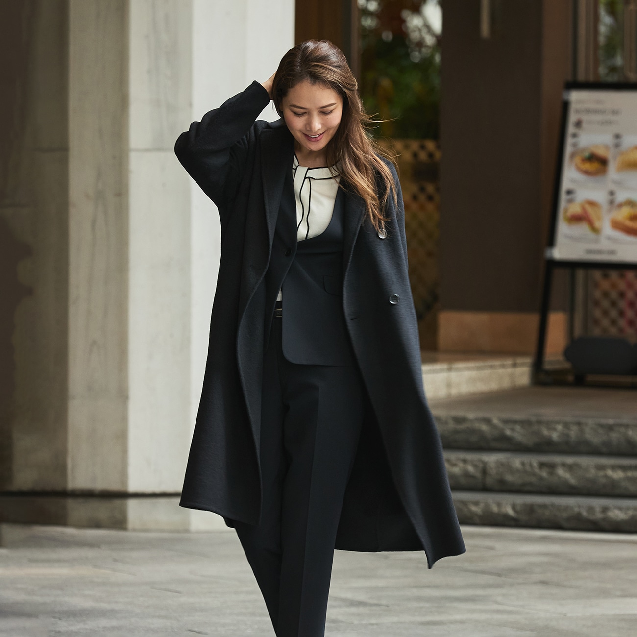 CITY TAILOREDコート ロング丈リバーコート|O70_GSCT2516 - ORIHICA