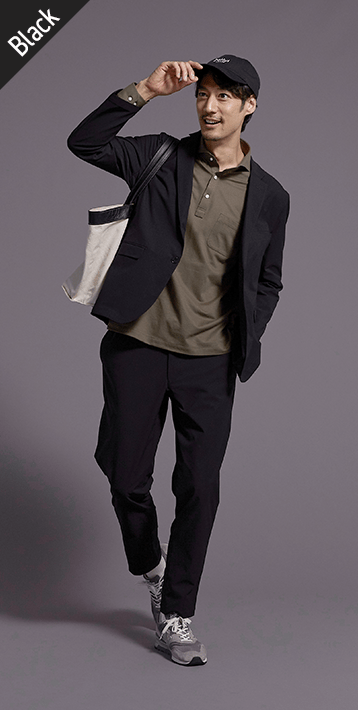 Active work suit Black