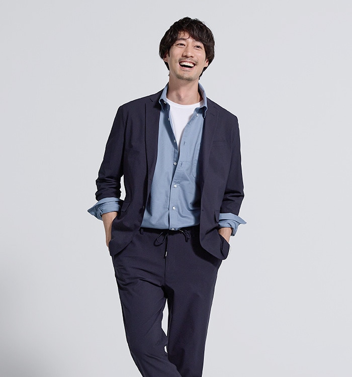 Active work suit Navy