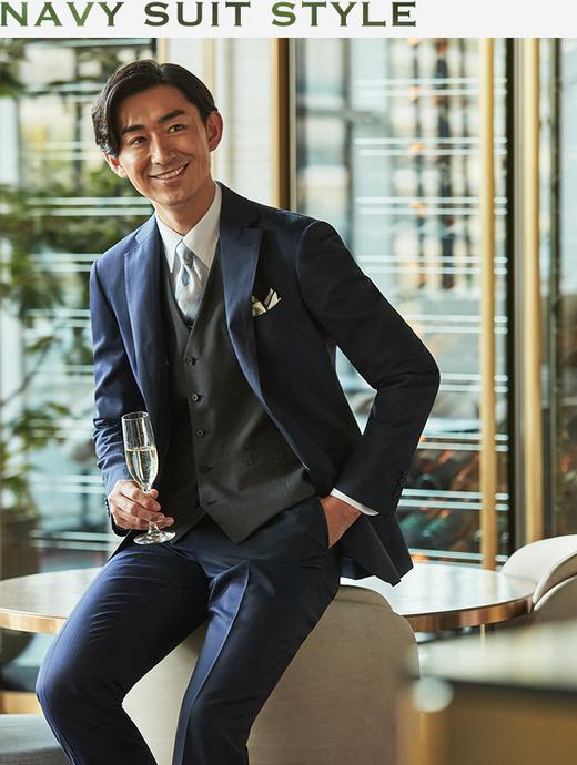 オリヒカ メンズスーツ上下 ネイビー M