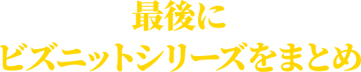 最後にビズニットシリーズをまとめ