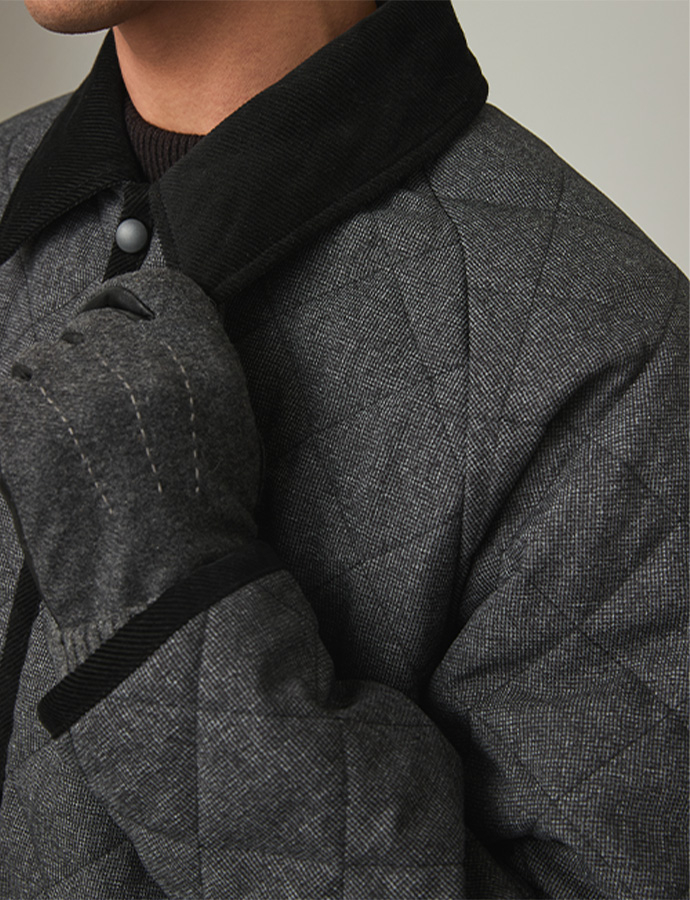 キルティングコート画像