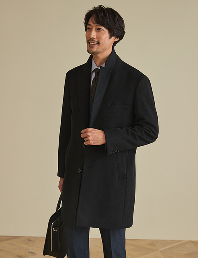 ウールチェスターコート画像