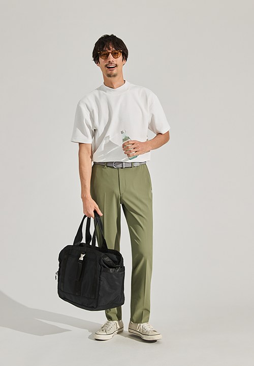 ワッフル半袖Tシャツ（BIZSPO）