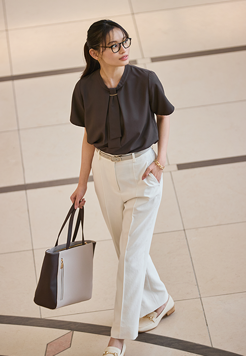 透けにくいオフシロのORIHICAフラミンゴPANTS®