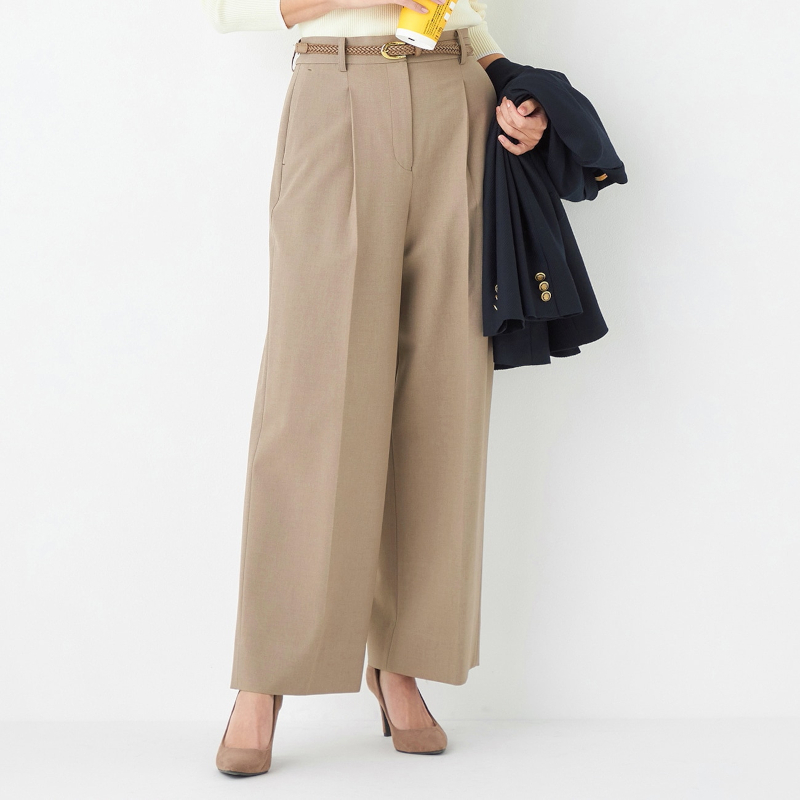 orihicaのレディースのセンタープレスパンツ