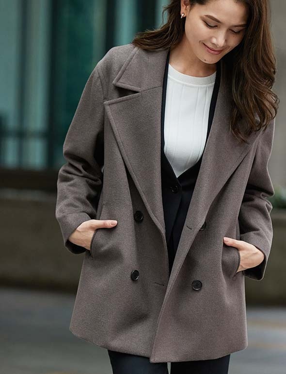 Wool pea coat