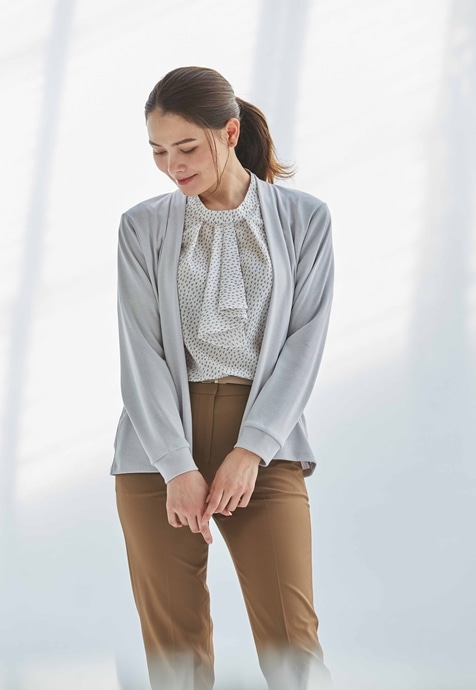 Printed Bow Blouse