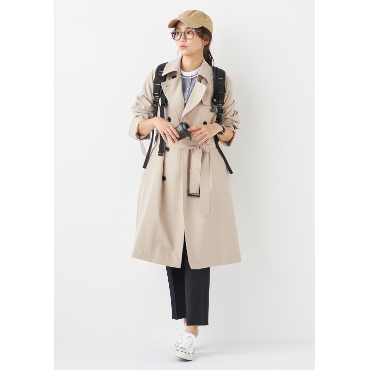 洗えるストレッチコート Wトレンチ|O70_GSCT2401 - ORIHICA 公式通販 