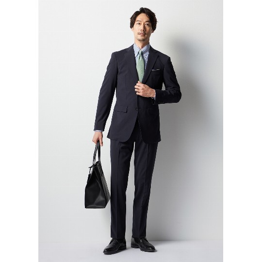 マーガレットハウエル パンツスーツ テーラードジャケット 背抜き 黒 Ⅱ CASUAL TAILORING | MARGARET HOWELL