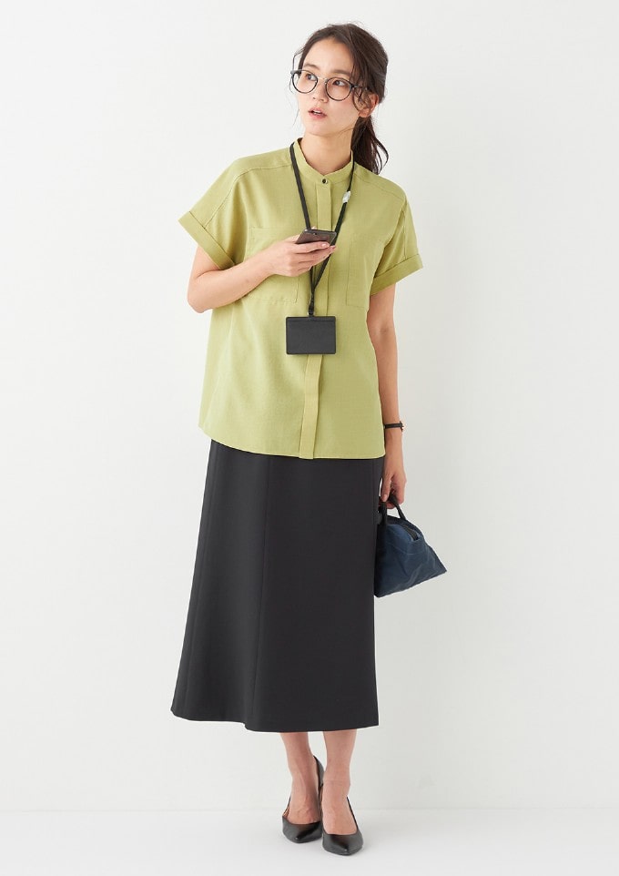 美品✨オリヒカ ライム スカート パンツ スーツ セットアップ 3点 近年モデル 美品✨オリヒカ ライム スカート パンツ スーツ セットアップ 3点 近年