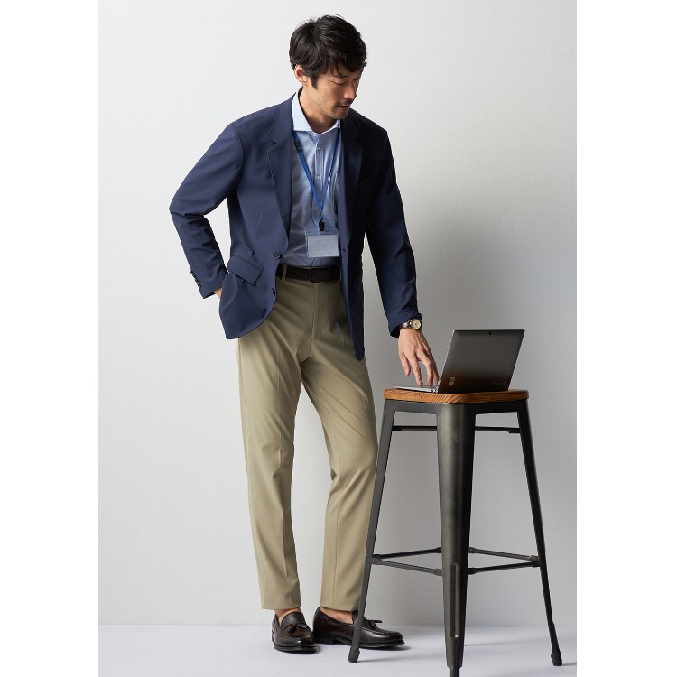 THE THIRD SUITS（BIZSPO）ジャケット 単品 織柄無地
