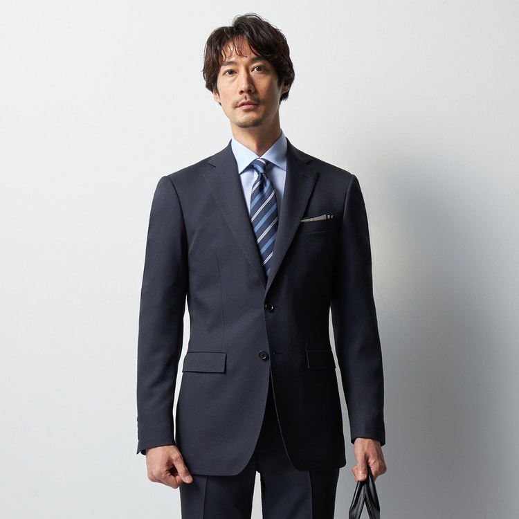 スマートテックスーツ 2パンツ シャークスキン 2つボタン