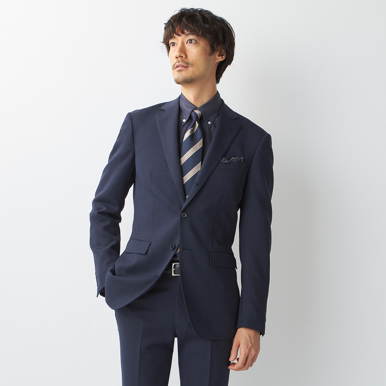 美品】オリヒカ スーツ メンズ 170 紺(ブルー) - セットアップ