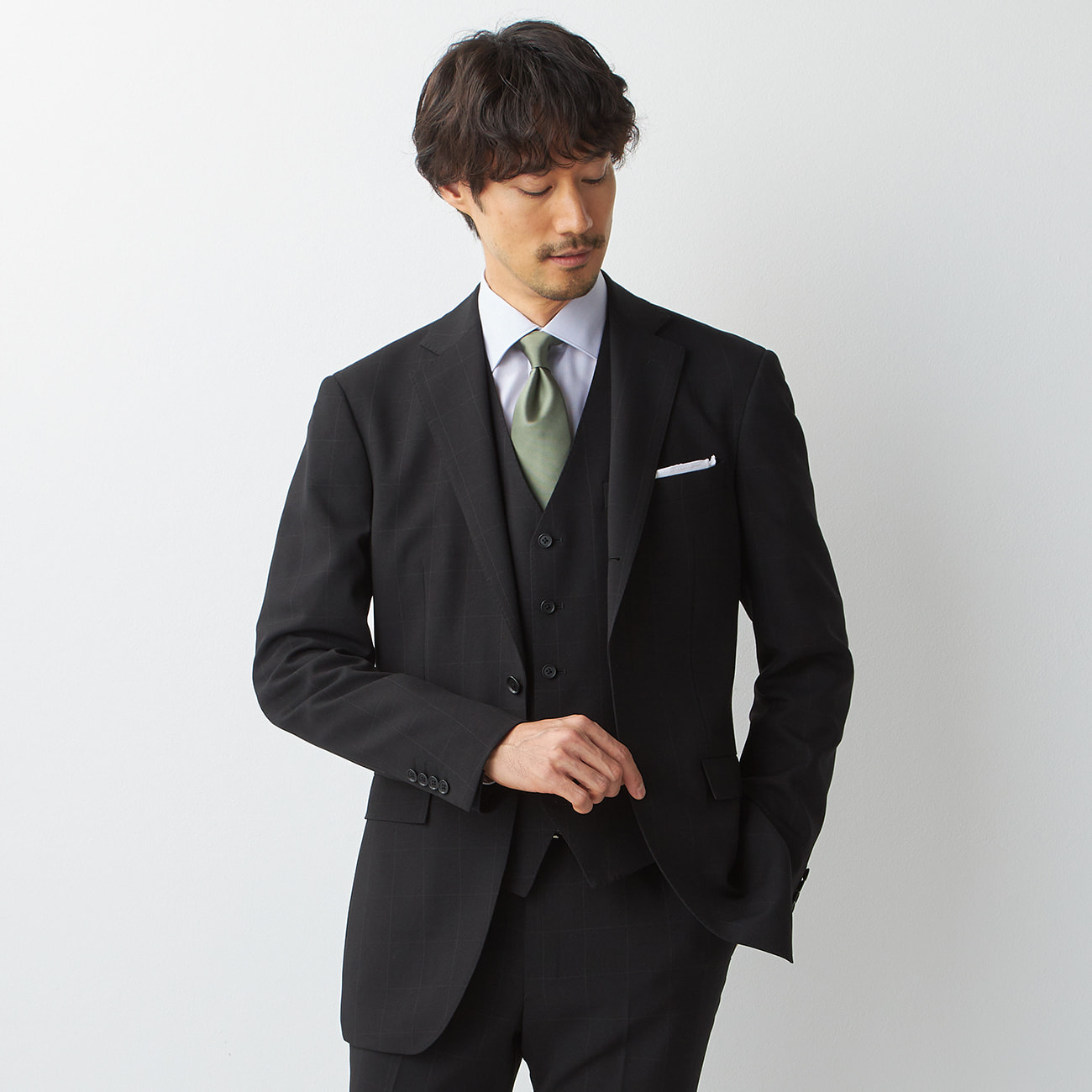 特上美品 【新品未使用品】ORIHICA スリーピース スーツ Y6 | www 