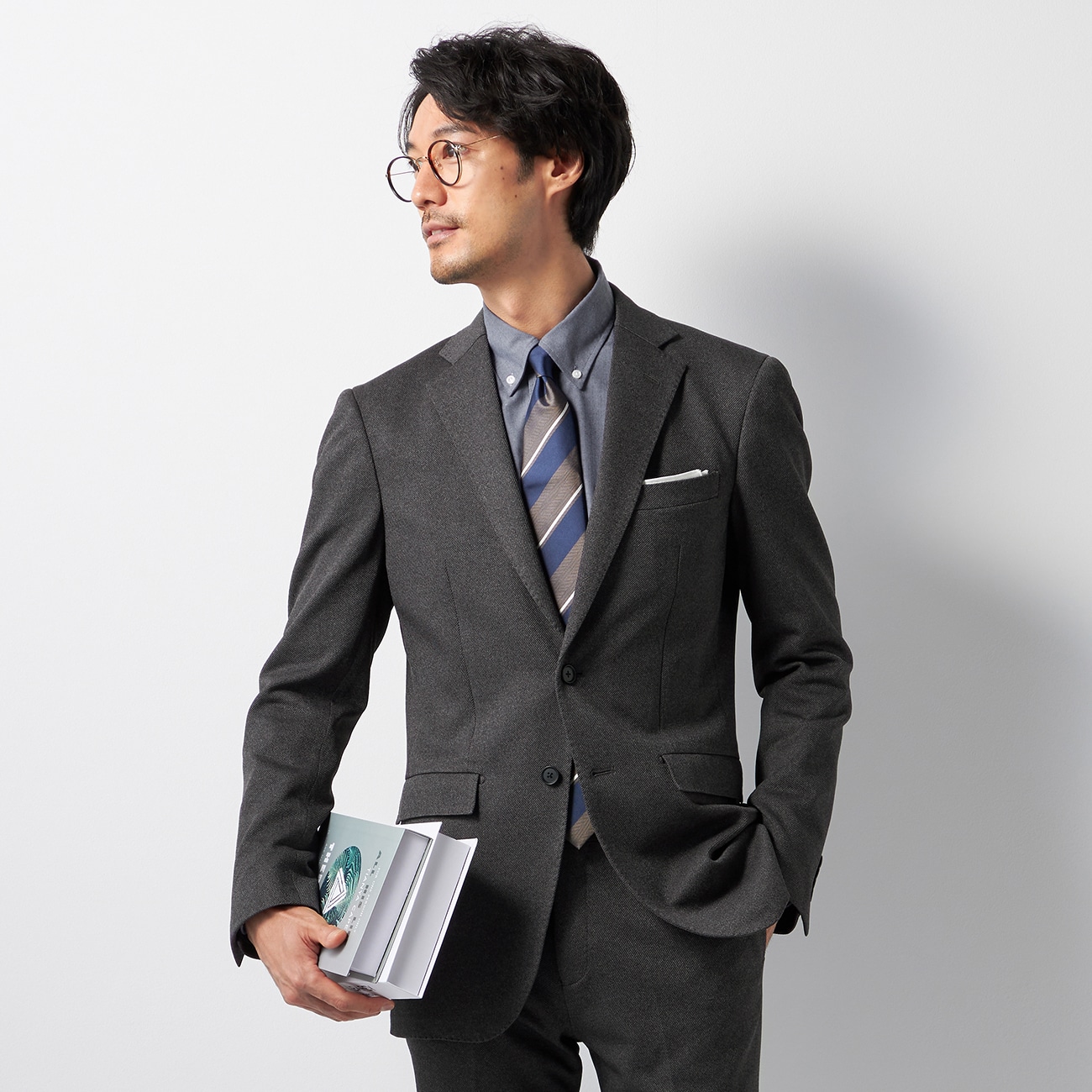 【美品】オリヒカ　スーツジャケット　スマート10monthスーツ  通勤　普段