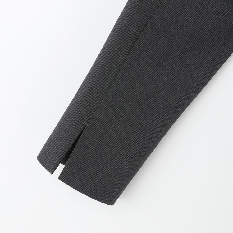 洗えるストレッチセットアップ 織柄 ノッチジャケット