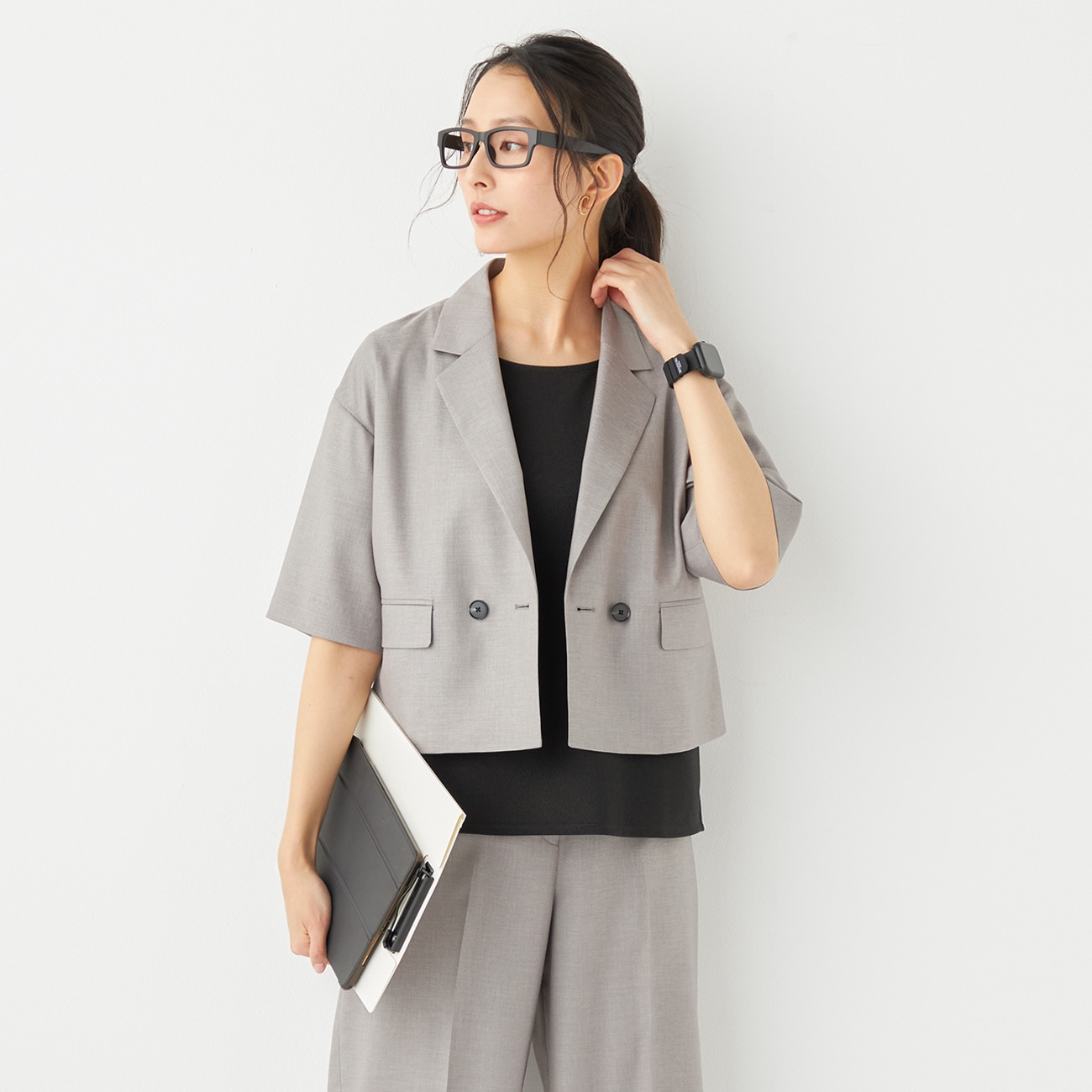 THE 3rd SUITS クロップドパンツ|O55_9241757 - ORIHICA 公式通販