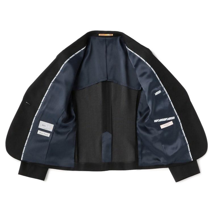 アウトレット]プレミアムストレッチ グレー REDAピン無地 ジャケット  