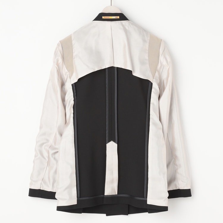 CLASSY.コラボ THE 3rd SUITS 黒オックス ダブルジャケット 
