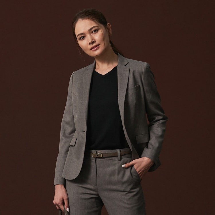 プレミアムストレッチセットアップ LUXE REDA ノッチジャケット 