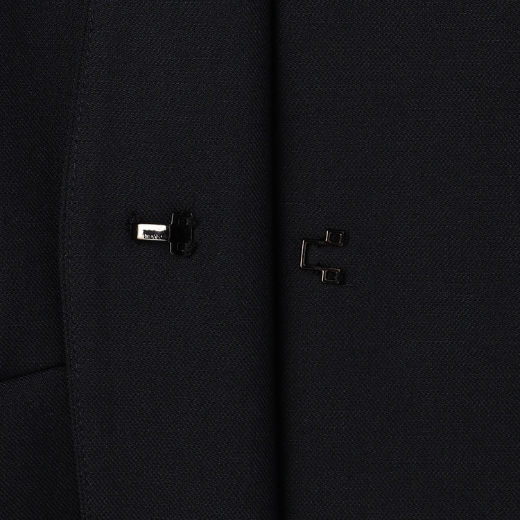 THE 3rd SUITS シャークスキン ノーカラージャケット