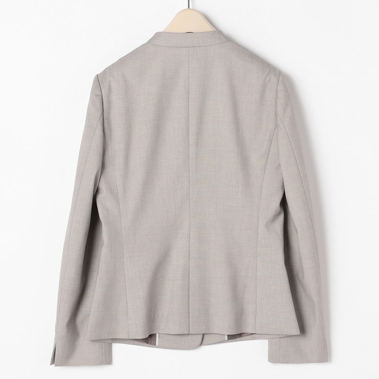 THE 3rd SUITS シャークスキン ノーカラージャケット