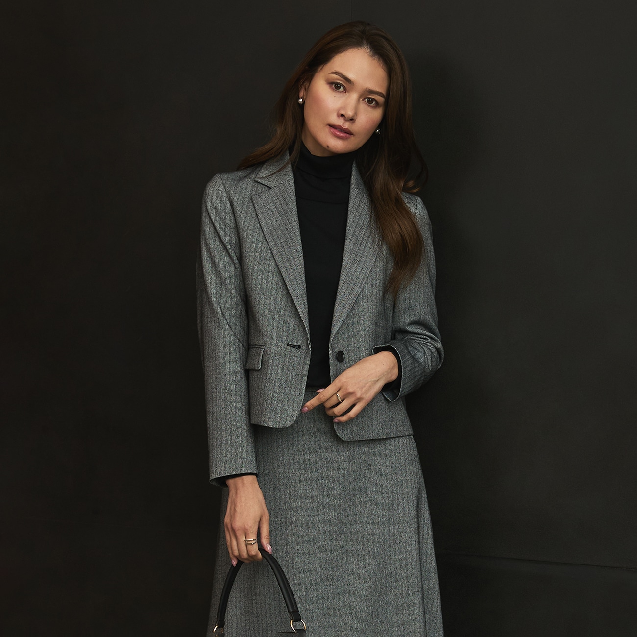 THE THIRD SUITS スペンサージャケット ヘリンボーン|O42_G252H546