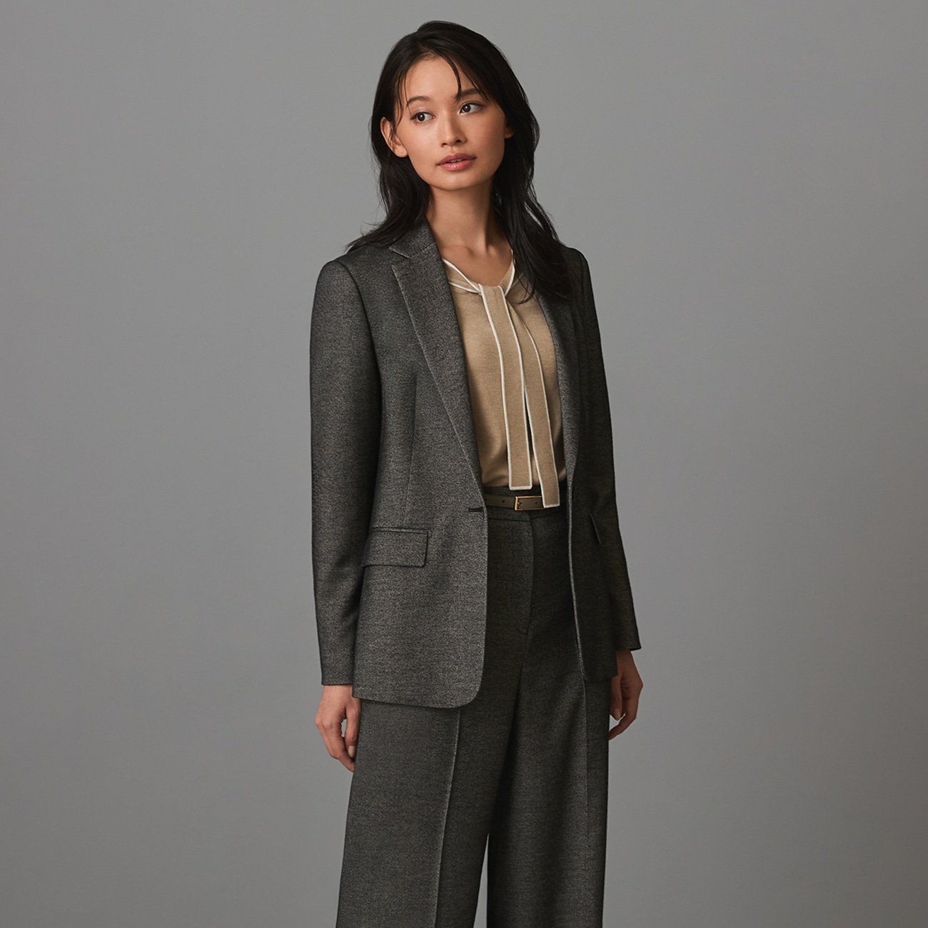 THE THIRD SUITS ロングジャケット ツイル