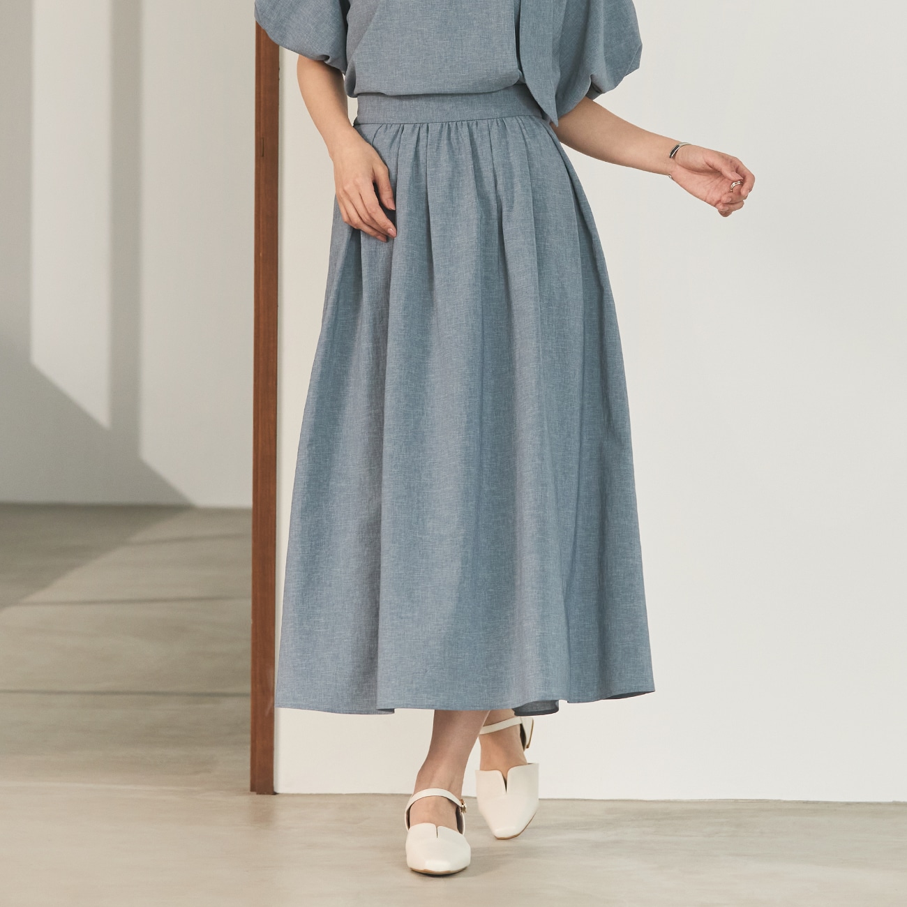 CITY TAILOREDスカート ロングフレア