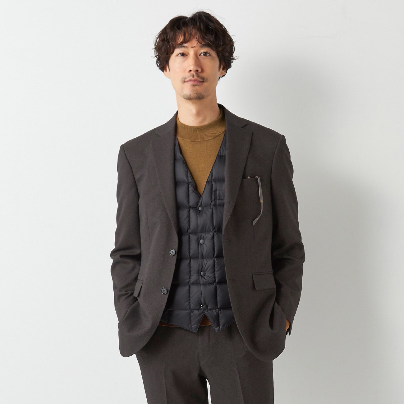 Begin12月号掲載商品＞スマート ビズ セットアップジャケット 