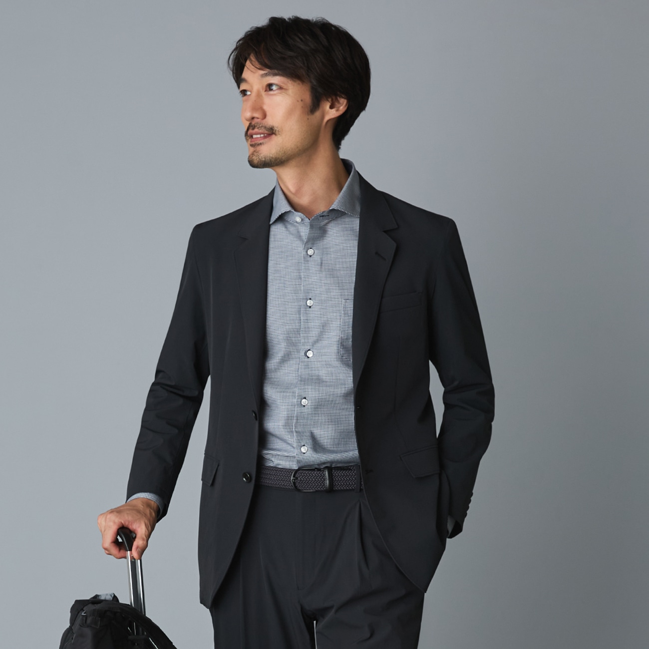 <Begin公式WEB10月掲載アイテム>THE THIRD SUITS ジャケット 無地
