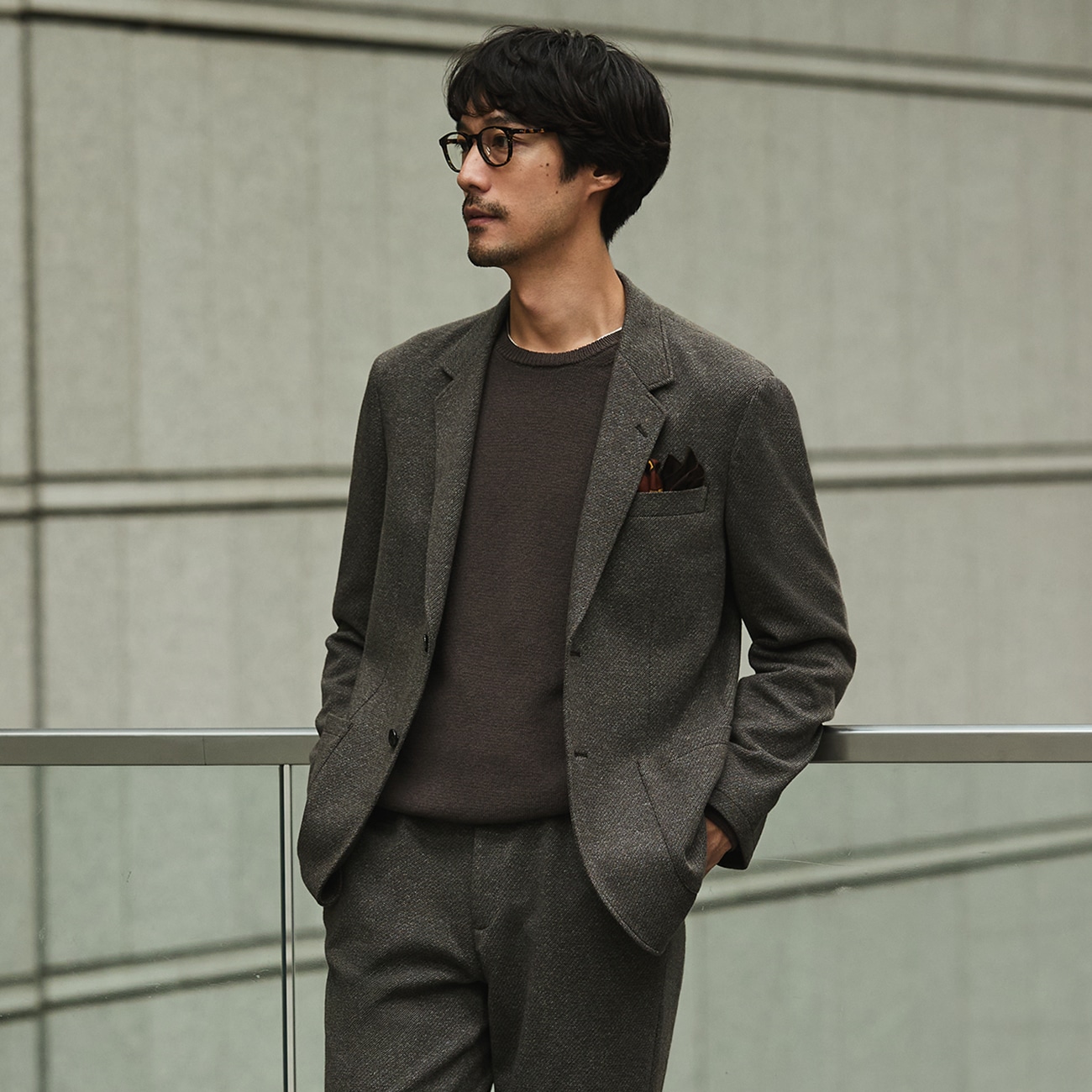 THE THIRD SUITS ジャケット 尾州 カルゼ|O45_5FF5R29 - ORIHICA