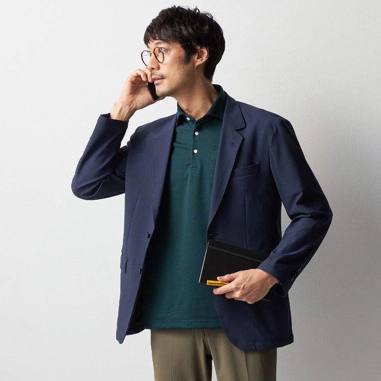 THE THIRD SUITS（BIZSPO）ジャケット 単品 織柄無地