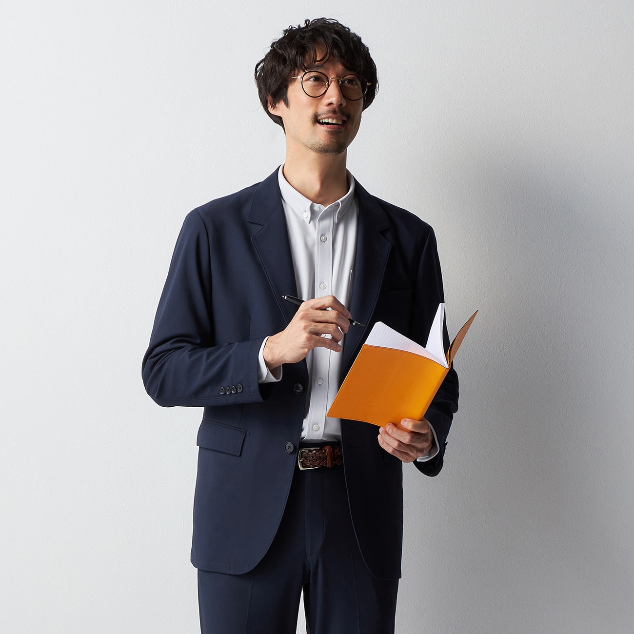 BIZSPOセットアップジャケット  軽量無地