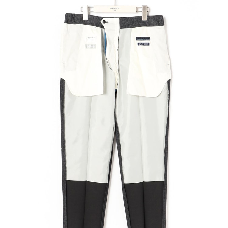 アウトレット]【WEB限定】THE 3rd SUITS スラックス グレー無地