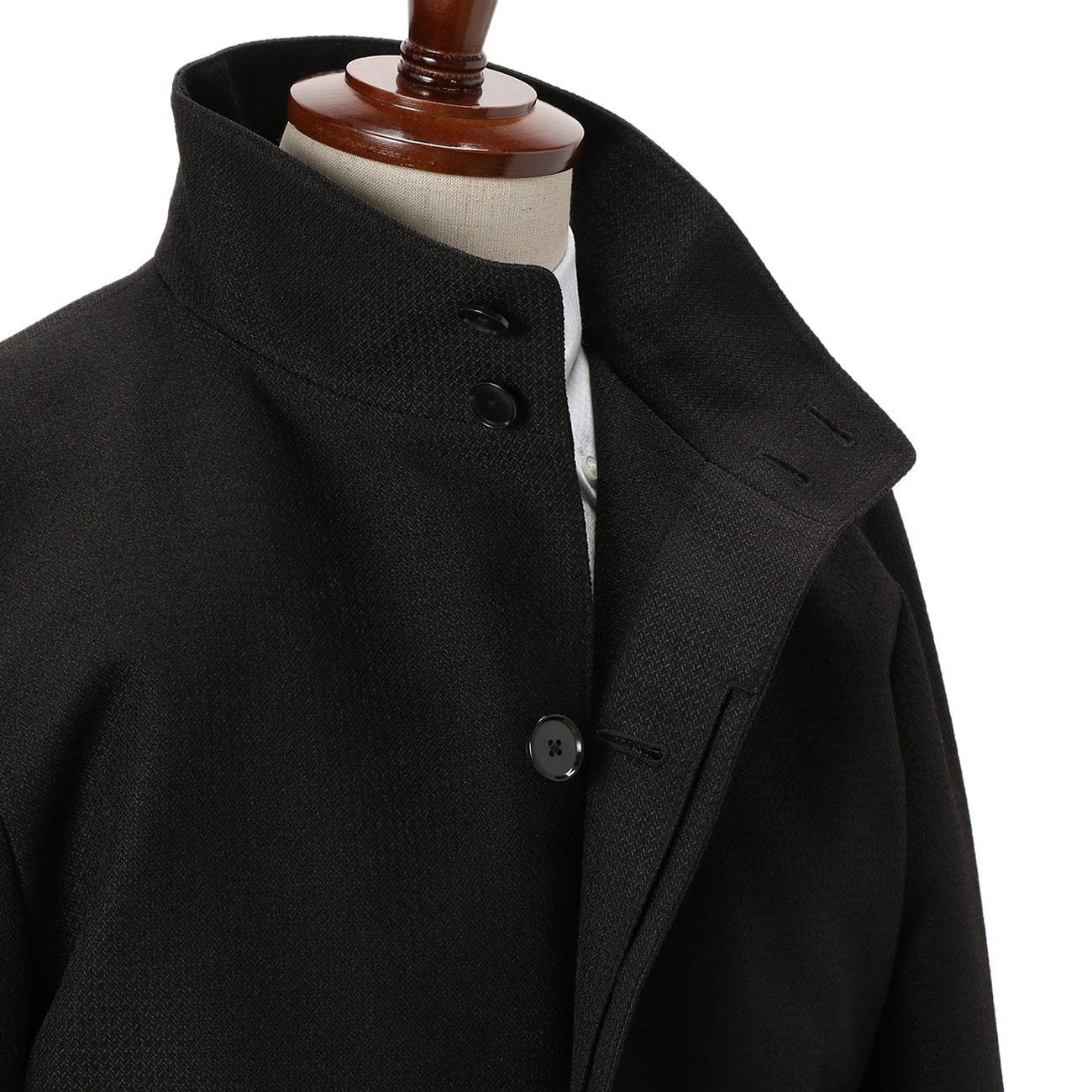 アウトレット ライナー取外可 織柄 合繊スタンドカラー コート メンズ O48 48aksk902 Orihica 公式通販