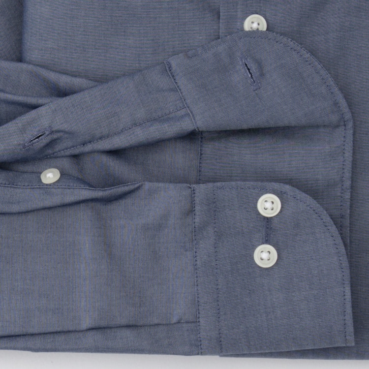 91年製 patagonia L/S Pima Cotton Shirt 青紫 L 90s パタゴニア