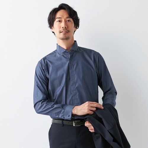 ミラーミラー（mirrormirror）ウィングカラーシャツ 結婚式