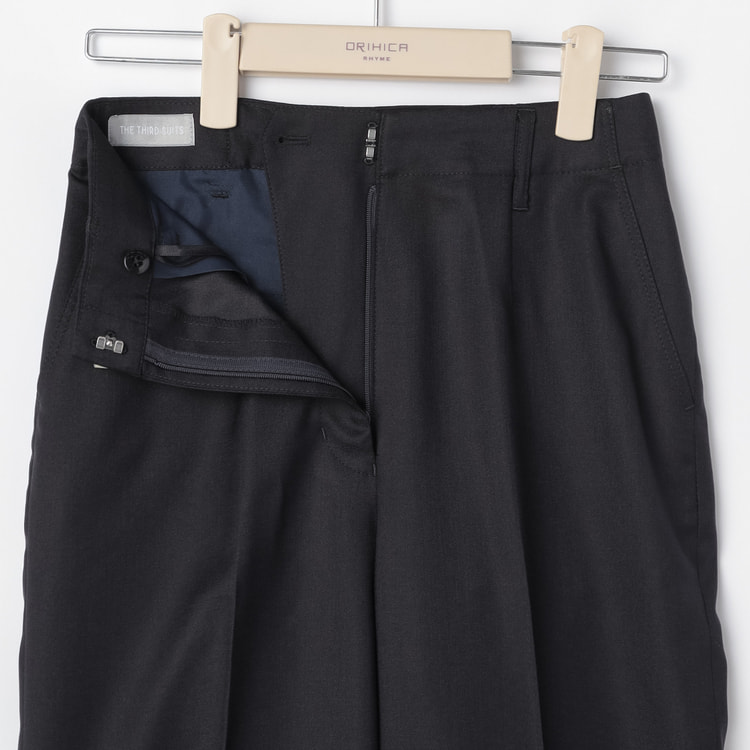 オリヒカパンツスーツ セットアップ上下 紺色ネイビーセット売り