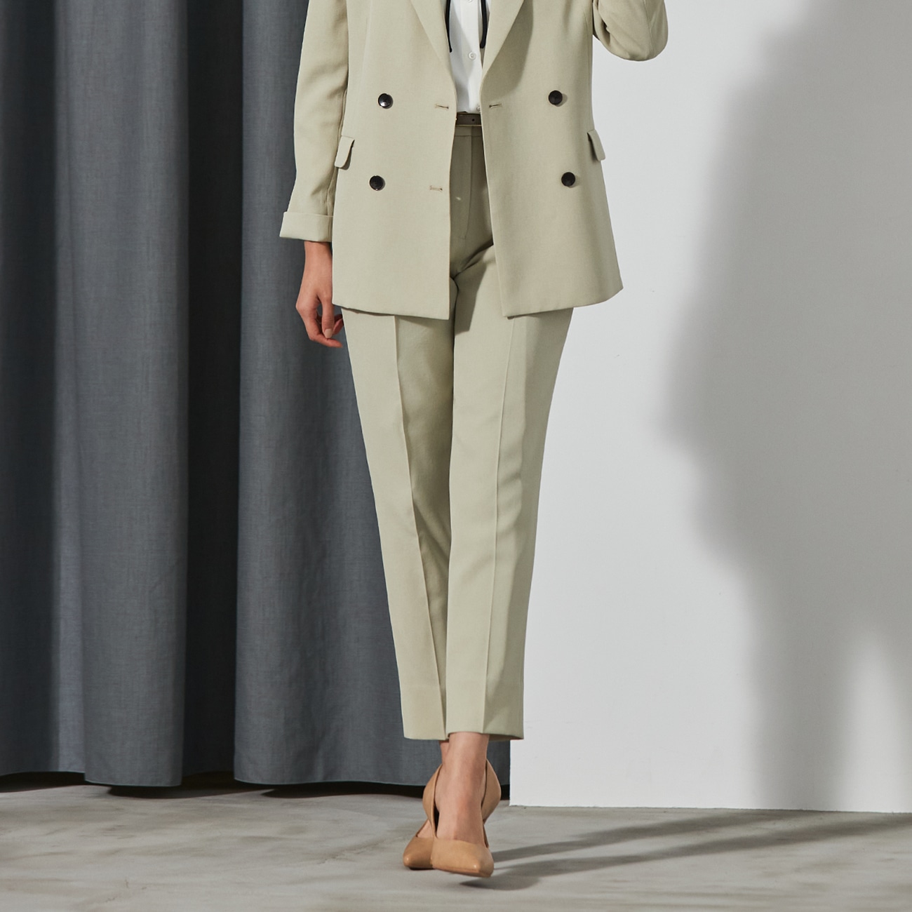 THE THIRD SUITS クロップドパンツ リランチェ