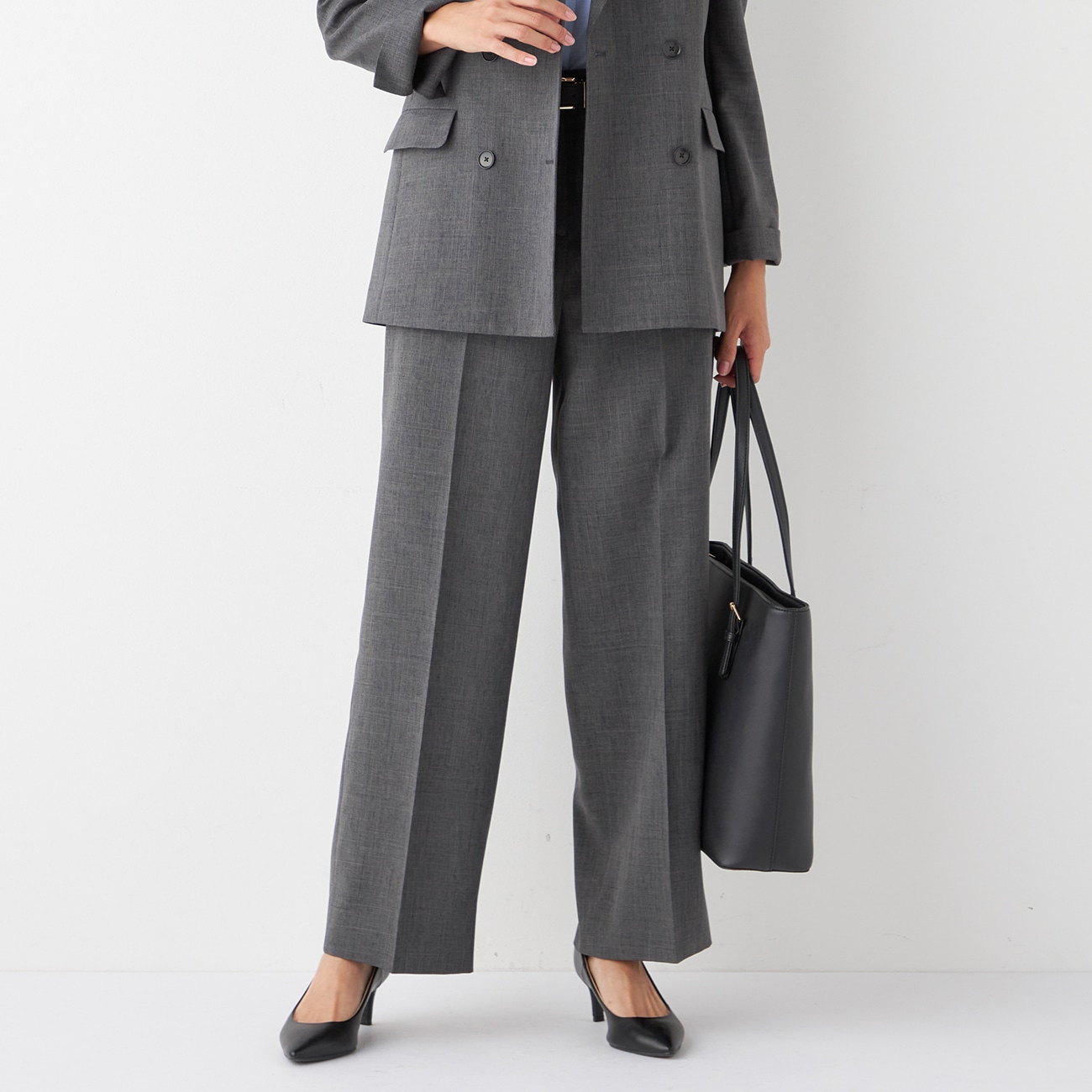 THE THIRD SUITS ワイドパンツ